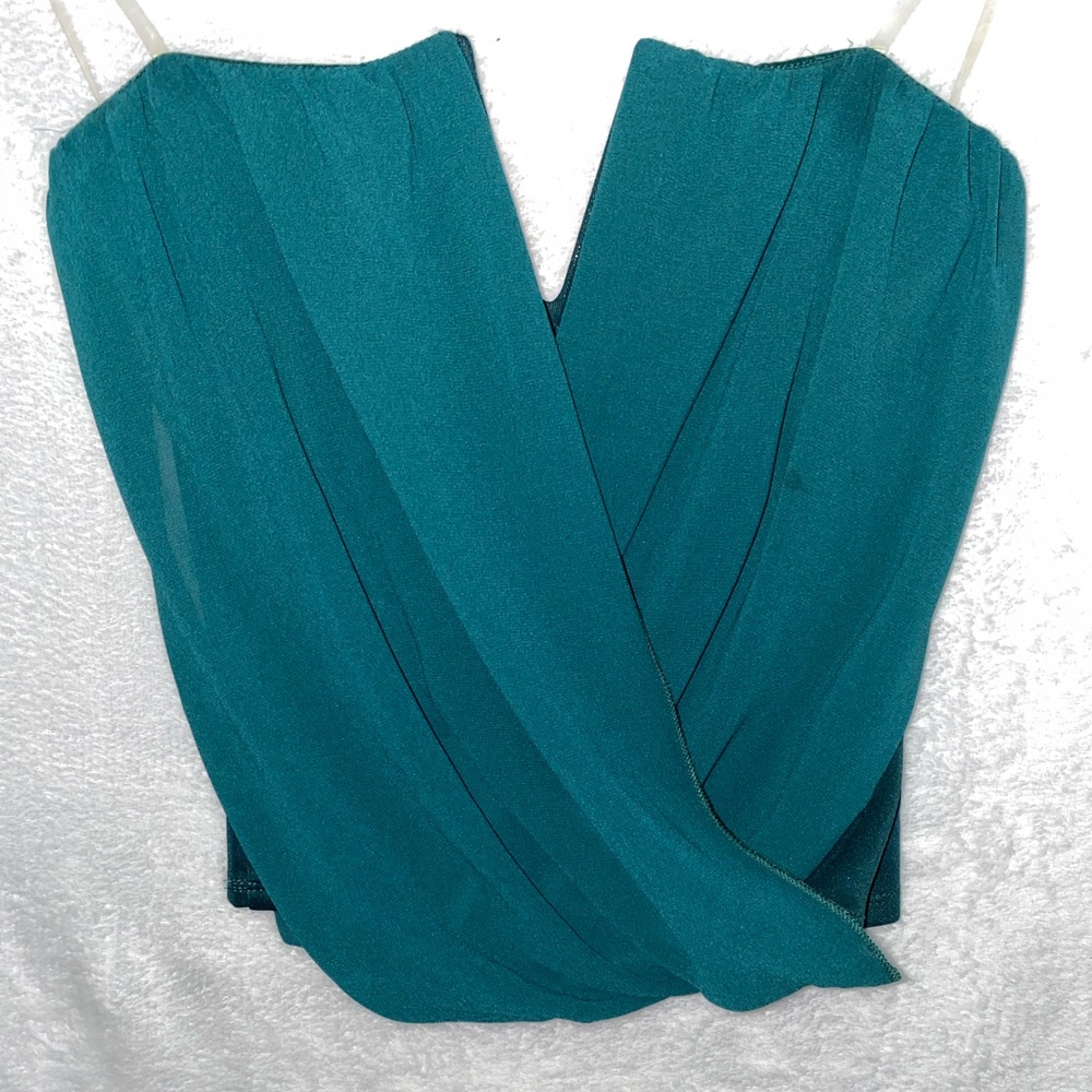 Charlotte Russe - Teal formal top